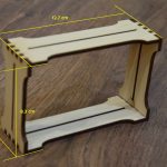 Wooden Beekeeping Cell Frames for Bee Nest Harvest - SIZE 2 - 127mm x 83mm x 45mm - 5 cells fit in 1 frame