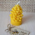 2 Cone on The Pallet Poured Candles 6cm x 3,5cm