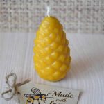 2 Cone Poured Candles 6cm x 3cm