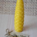 2 Cone Poured Candles 2 / 10cm x 2,5cm