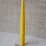 2 Futuristic Poured Candles 22cm x 2cm