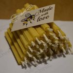 40 Beeswax Candles 10cm x 1cm